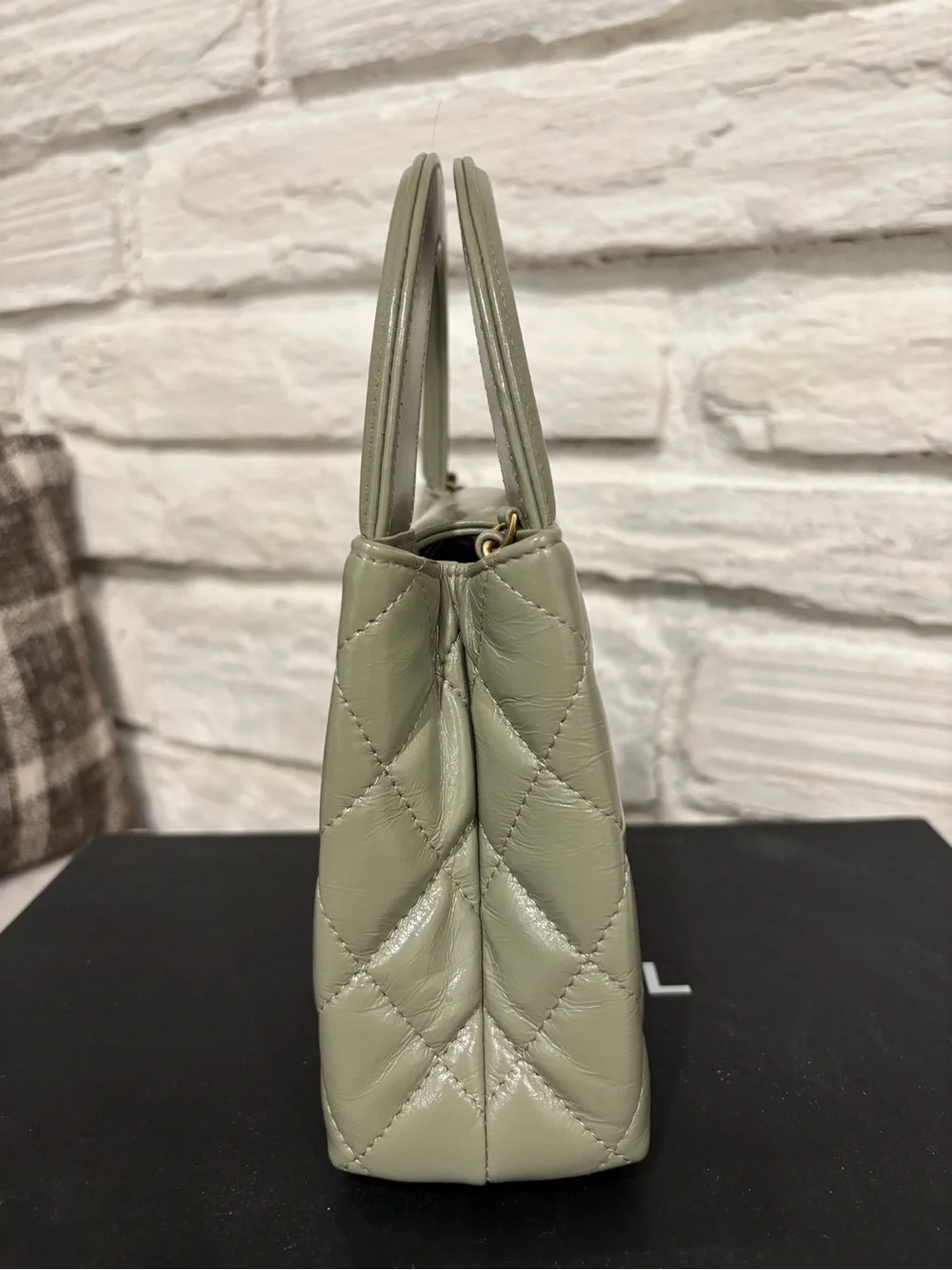 Chanel Nano Kelly Sage Green